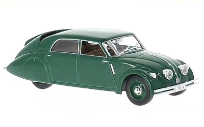 TATRA 77 1934 GREEN model auta, měřítko 1:43, výrobce WHITEBOX